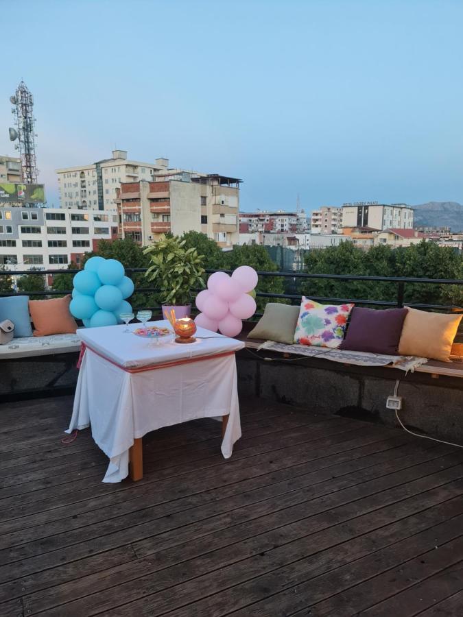 The Rooftop Hostel Shkodër Exterior foto